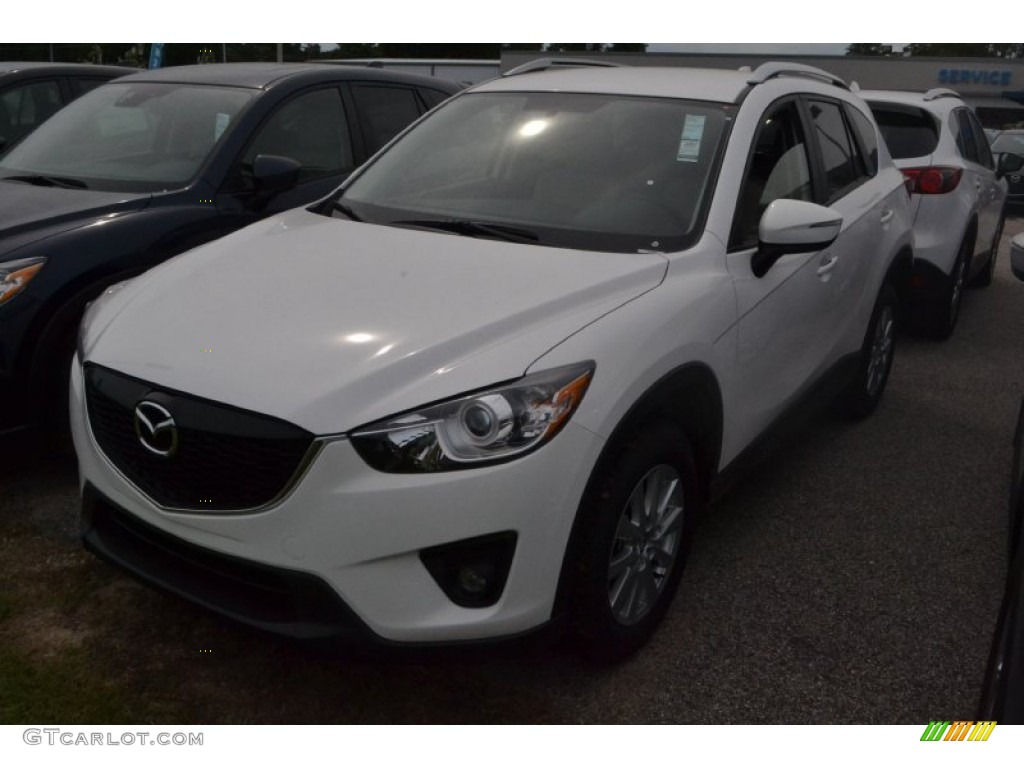 2015 CX-5 Touring - Crystal White Pearl Mica / Sand photo #1