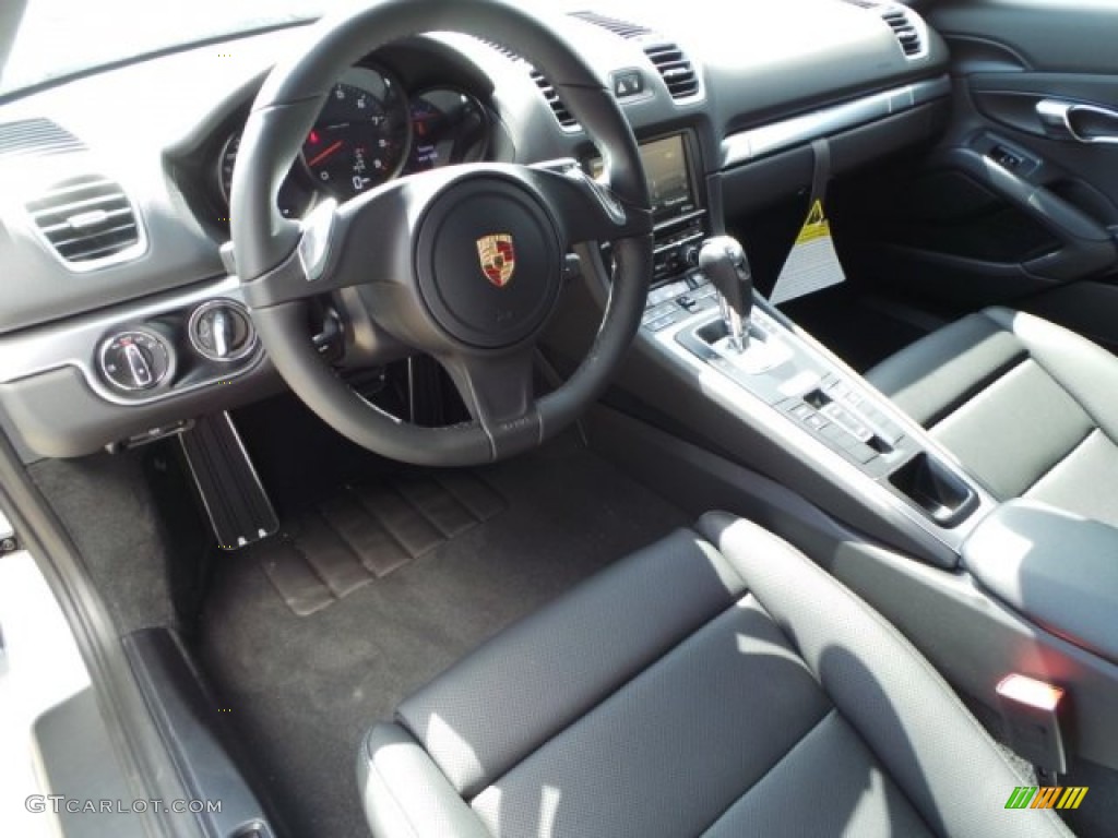 Black Interior 2015 Porsche Boxster Standard Boxster Model Photo #97718262