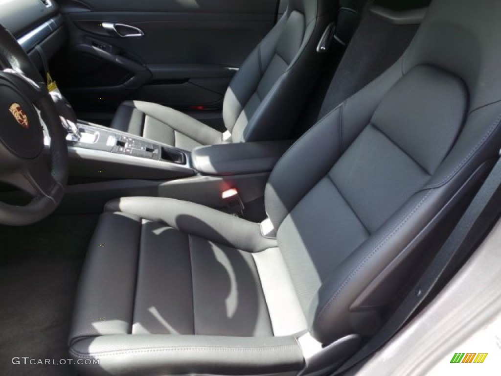 Black Interior 2015 Porsche Boxster Standard Boxster Model Photo #97718273