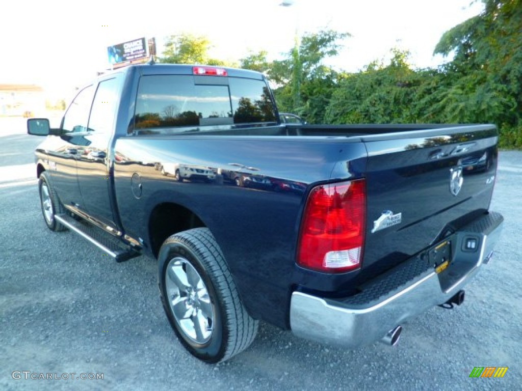 2013 1500 SLT Quad Cab 4x4 - True Blue Pearl / Black/Diesel Gray photo #9