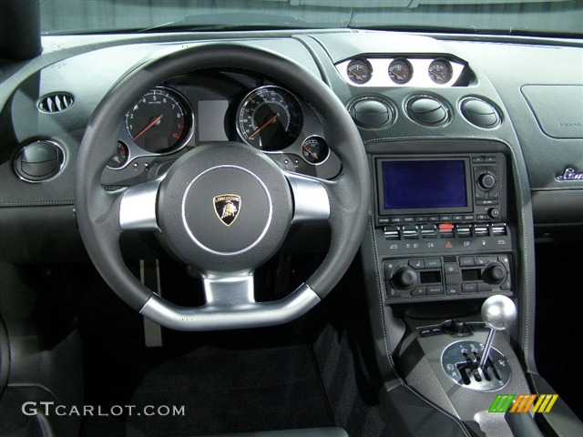 2007 Lamborghini Gallardo Spyder, Grey Metallic / Black, Steering Wheel, Dashboard 2007 Lamborghini Gallardo Spyder Parts