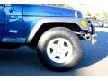 2001 Patriot Blue Pearl Jeep Wrangler Sport 4x4  photo #30