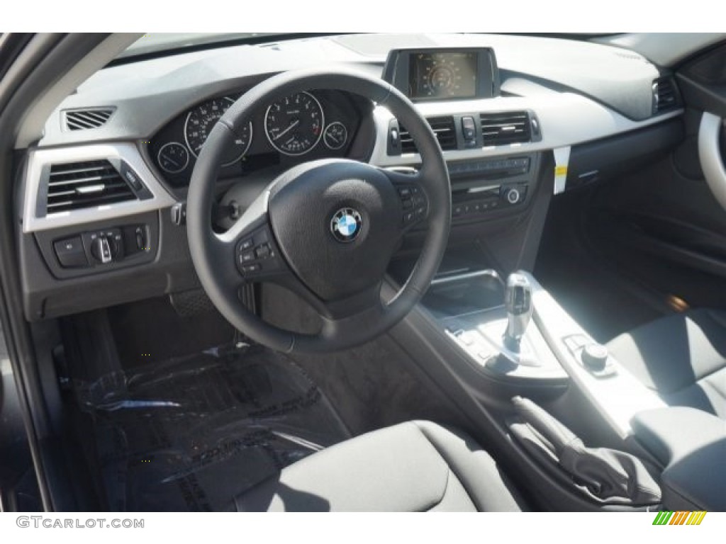 2015 3 Series 320i Sedan - Mineral Grey Metallic / Black photo #6