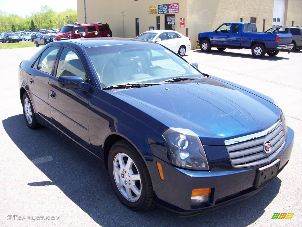 2005 CTS Sedan - Blue Chip / Light Neutral photo #14