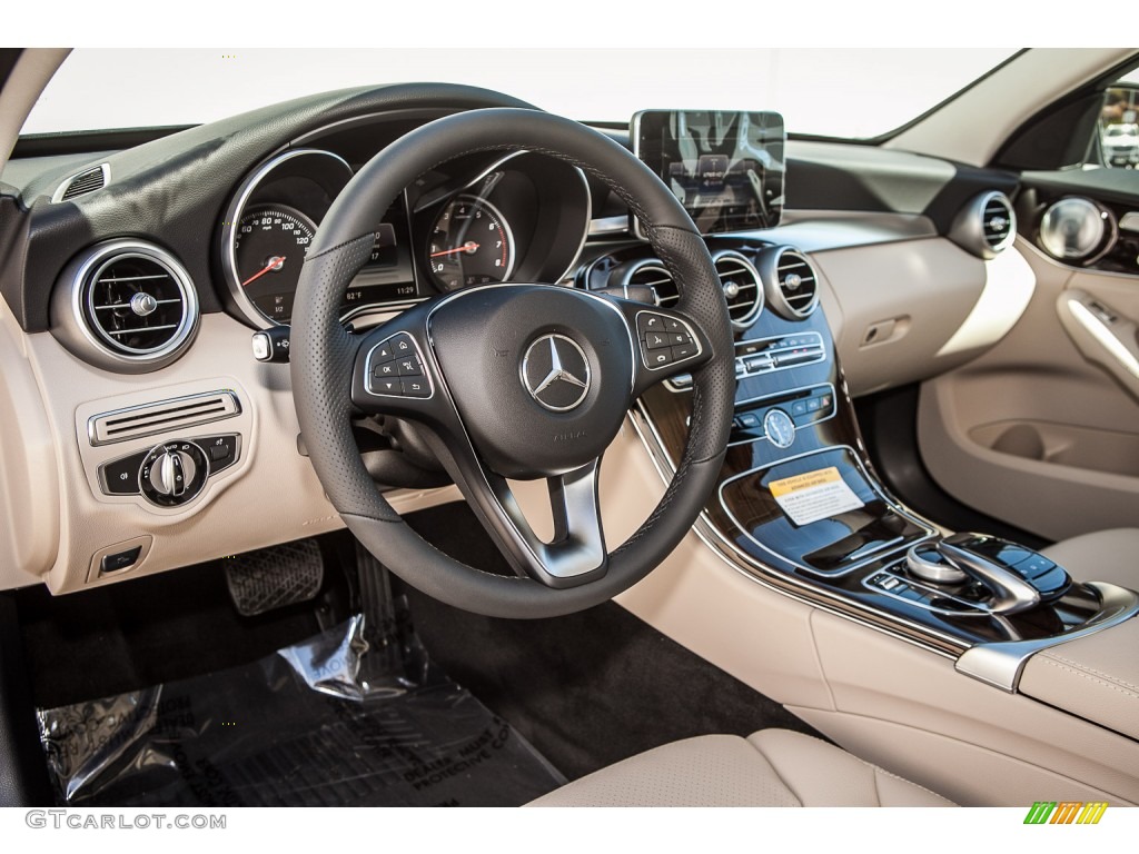Almond Beige/Mocha Interior 2015 Mercedes-Benz C 300 4Matic Photo #97723218