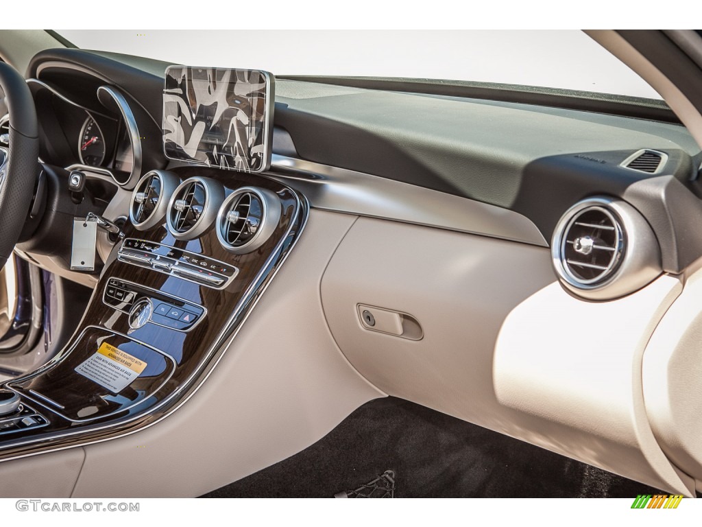 2015 Mercedes-Benz C 300 4Matic Almond Beige/Mocha Dashboard Photo #97723252