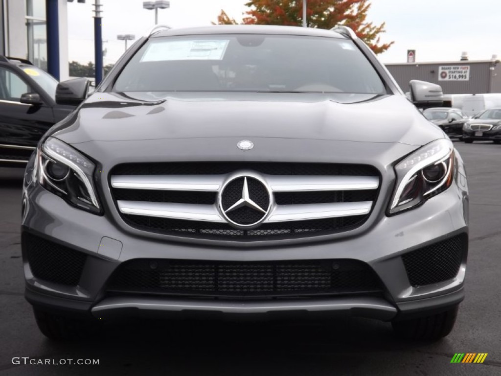 2015 GLA 250 4Matic - Mountain Grey Metallic / Brown photo #2