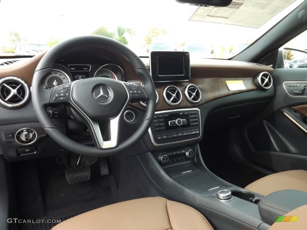 2015 GLA 250 4Matic - Mountain Grey Metallic / Brown photo #10