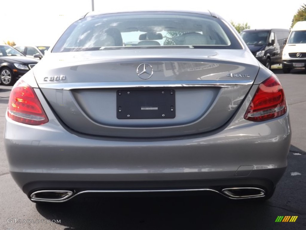 Paladium Silver Metallic 2015 Mercedes-Benz C 300 4Matic Exterior Photo #97724313