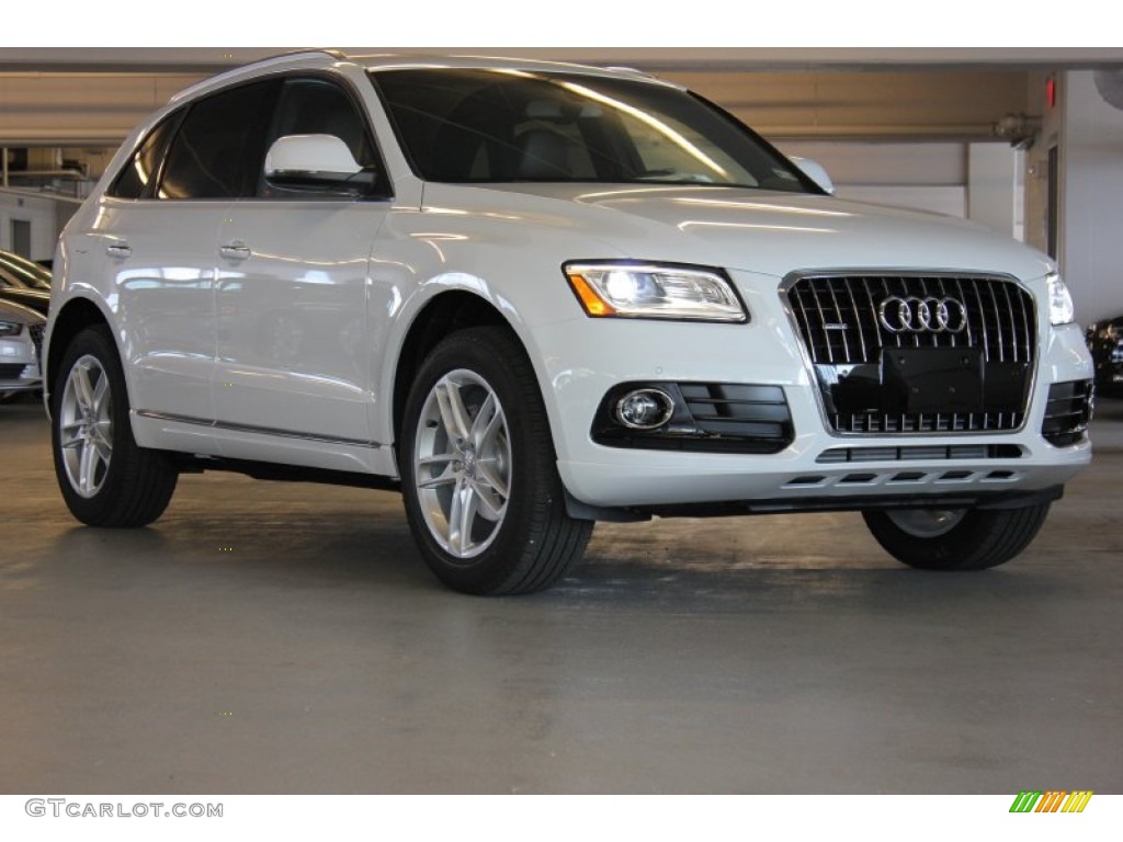 2015 Q5 2.0 TFSI Premium Plus quattro - Glacier White Metallic / Chestnut Brown photo #1