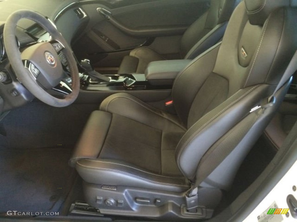 Ebony/Ebony Interior 2014 Cadillac CTS -V Coupe Photo #97725972