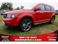 2015 Redline 2 Coat Pearl Dodge Journey Crossroad  photo #1