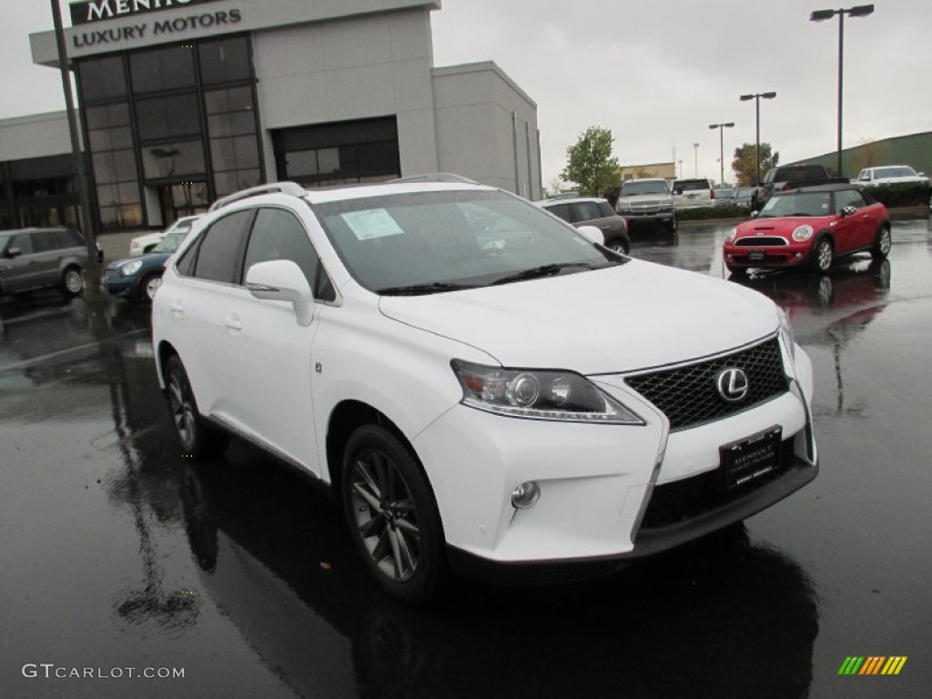 2014 RX 350 F Sport AWD - Ultra White / F Sport Black/Ebony Bird