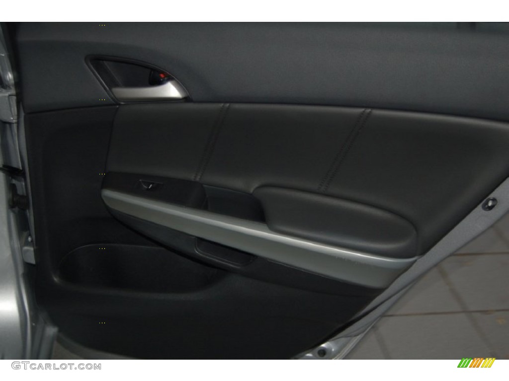 2009 Accord EX-L V6 Sedan - Alabaster Silver Metallic / Black photo #31