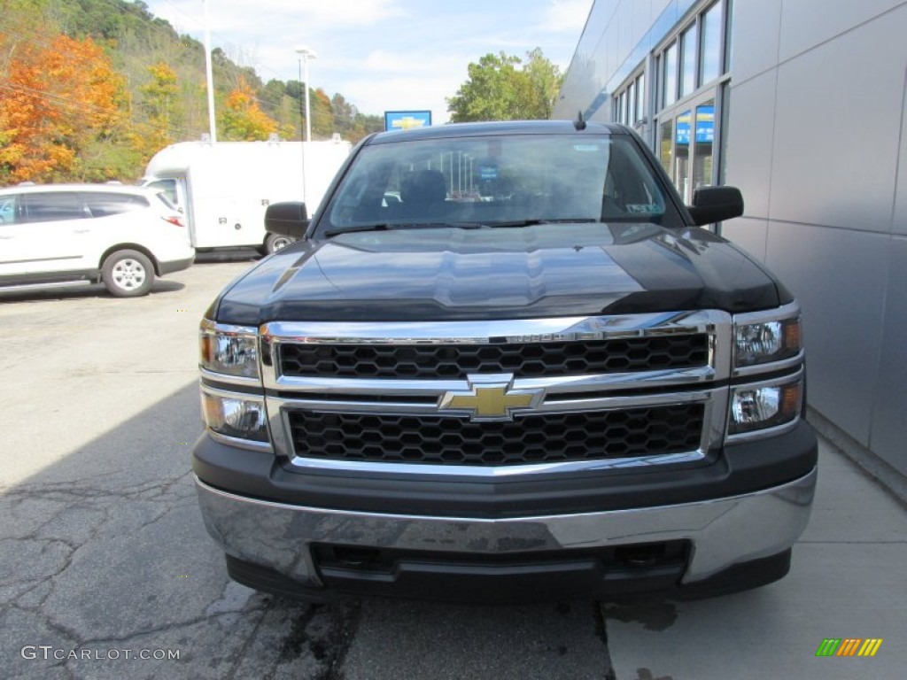 2015 Silverado 1500 WT Regular Cab 4x4 - Black / Dark Ash/Jet Black photo #10