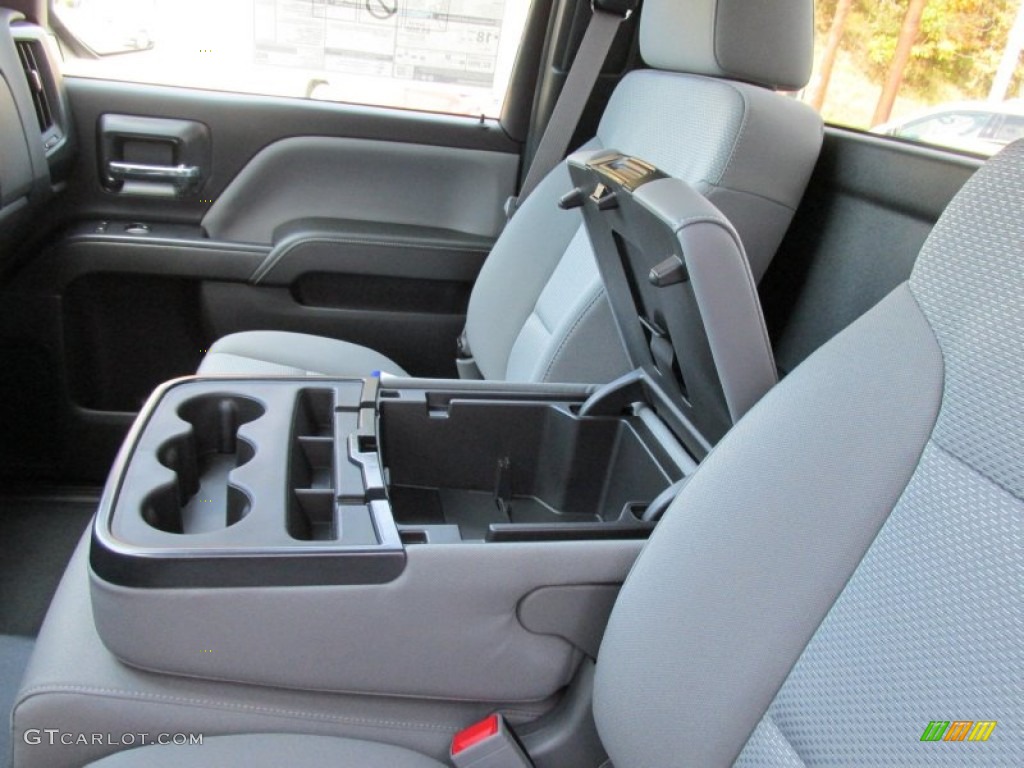 2015 Silverado 1500 WT Regular Cab 4x4 - Black / Dark Ash/Jet Black photo #16