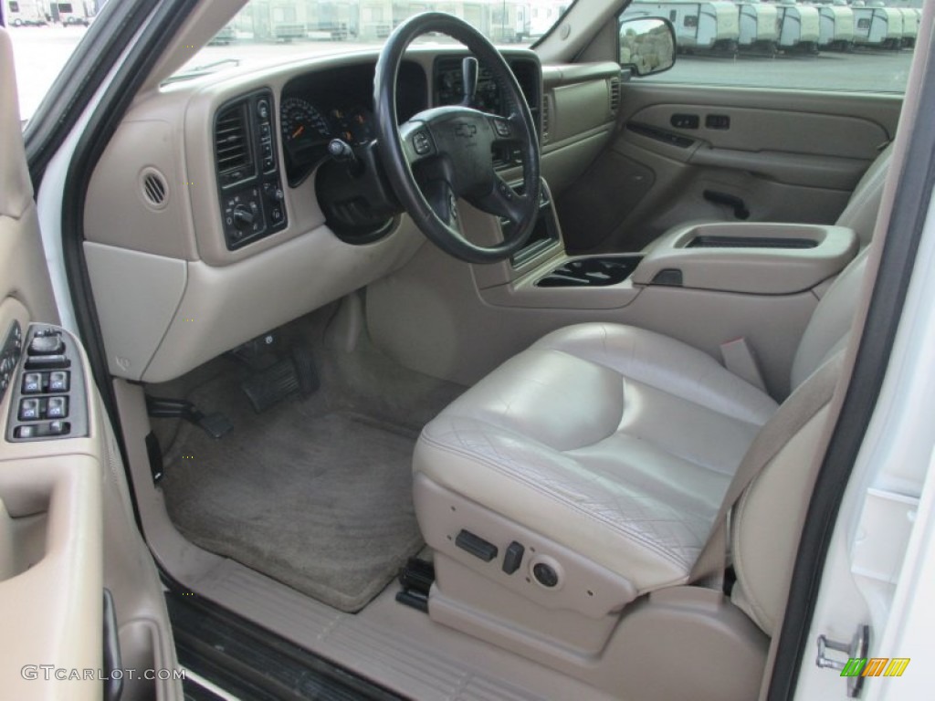 2005 Tahoe LT 4x4 - Summit White / Tan/Neutral photo #5
