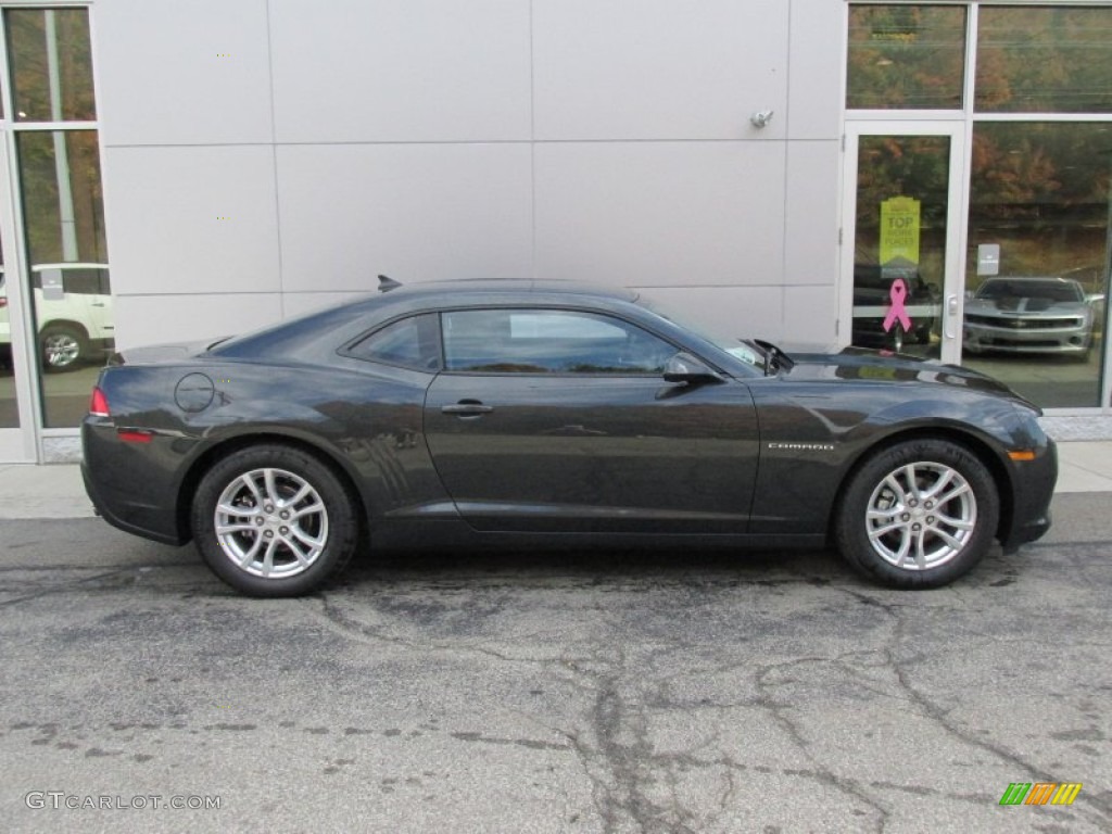 2015 Camaro LS Coupe - Ashen Gray Metallic / Black photo #2