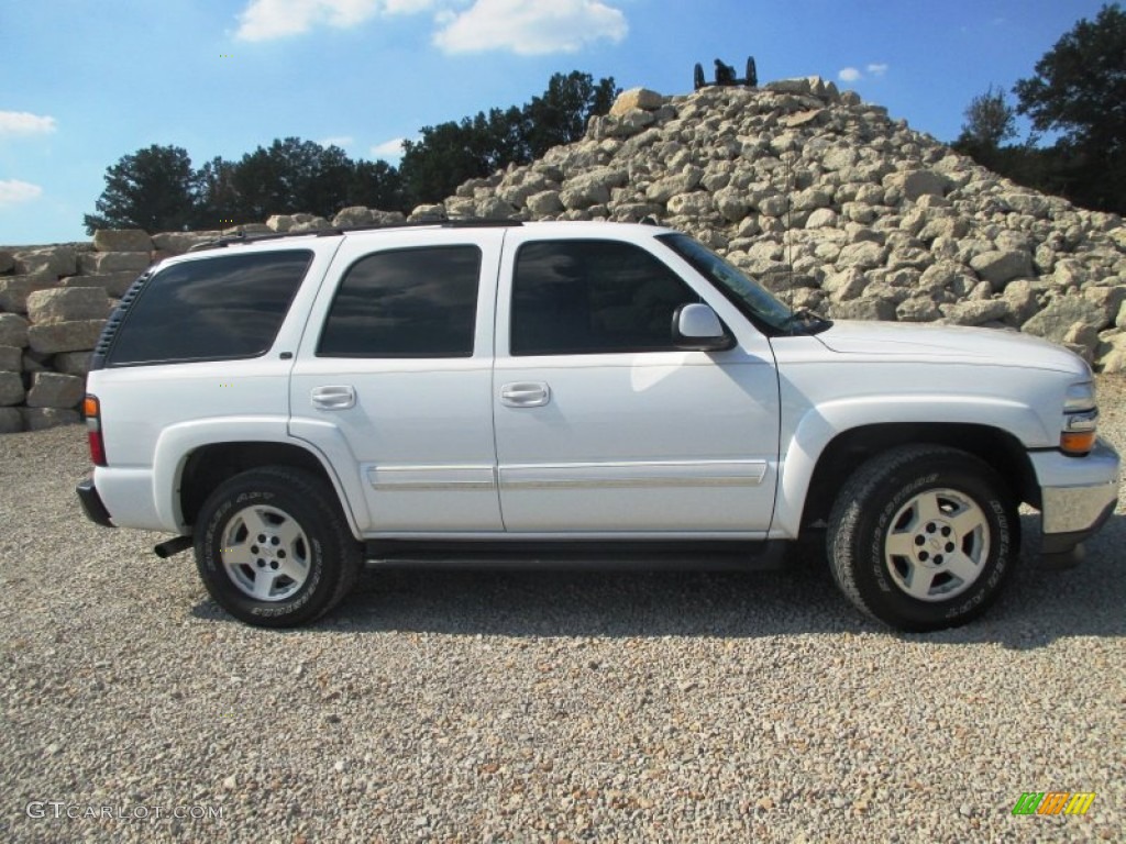 2005 Tahoe LT 4x4 - Summit White / Tan/Neutral photo #38
