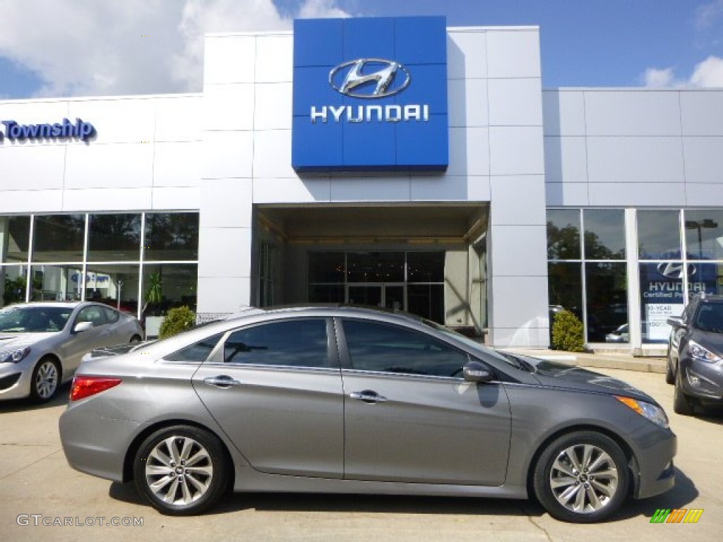 2014 Sonata Limited - Harbor Gray Metallic / Gray photo #1