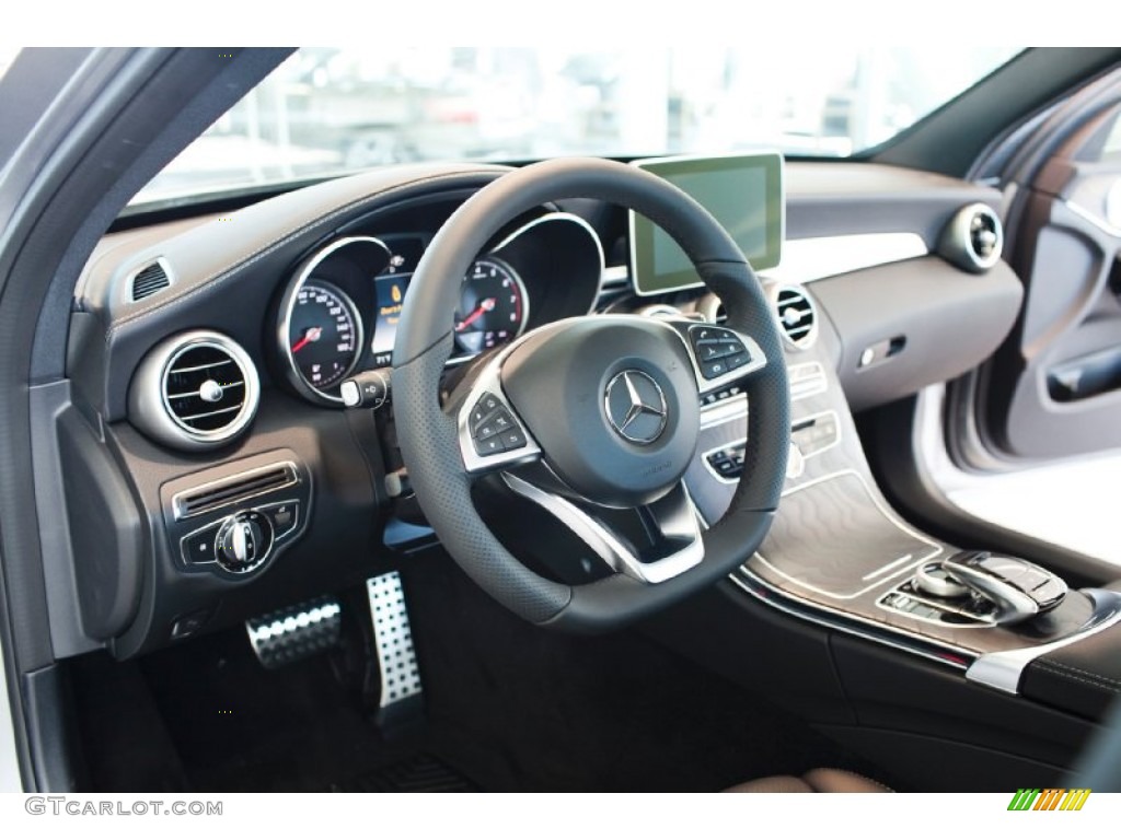 2015 Mercedes-Benz C 300 4Matic Black Dashboard Photo #97732245