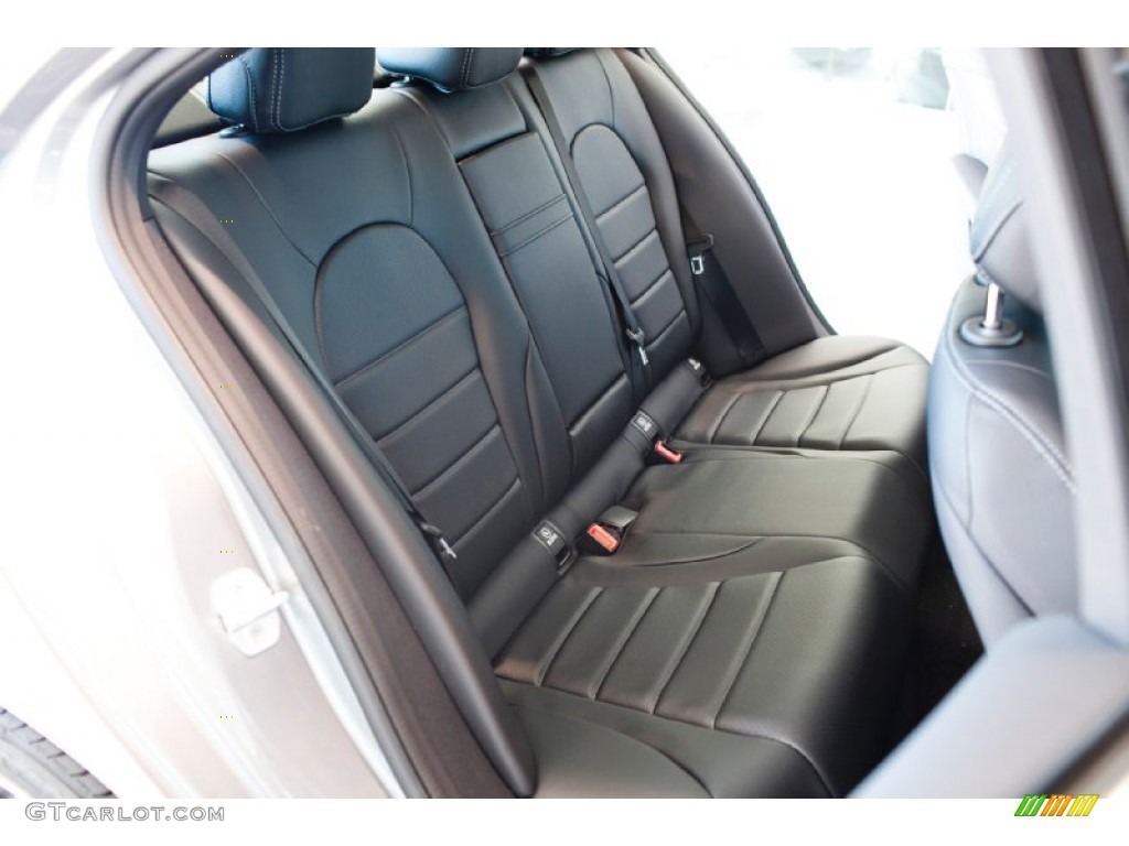 Black Interior 2015 Mercedes-Benz C 300 4Matic Photo #97732317