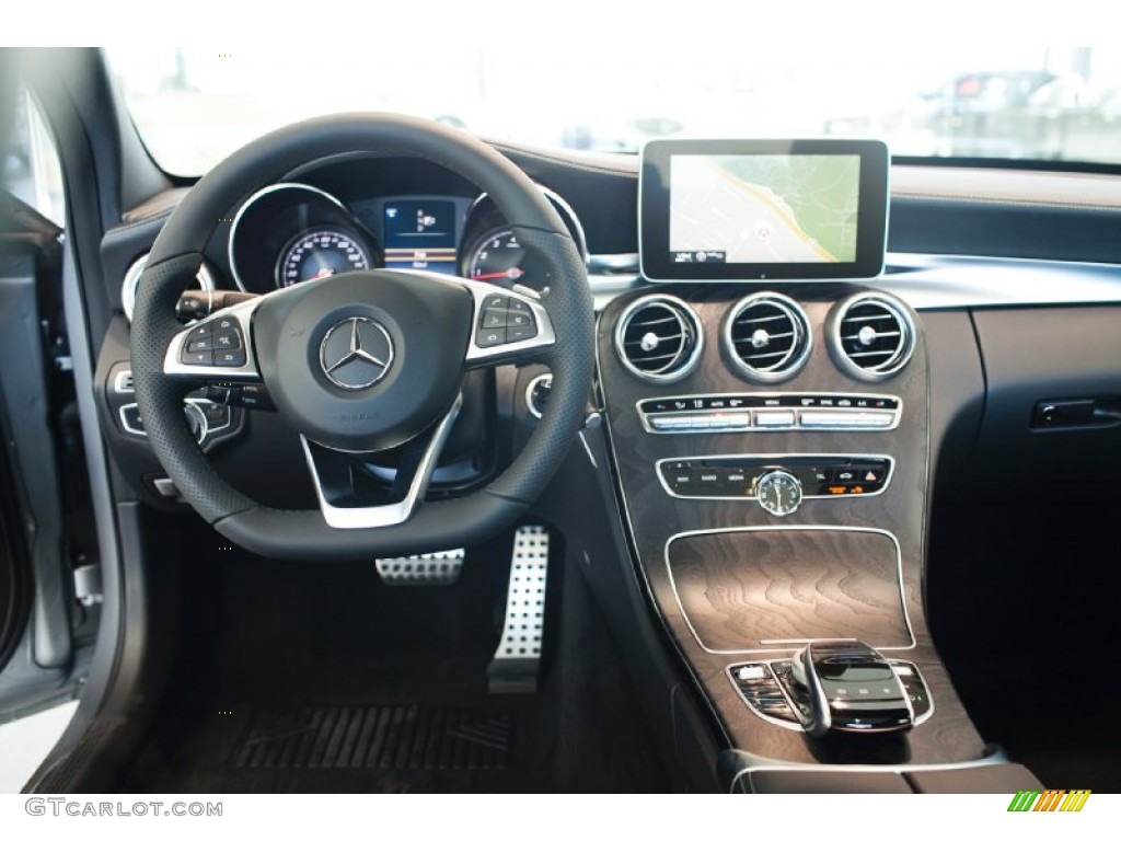 2015 Mercedes-Benz C 300 4Matic Black Dashboard Photo #97732341