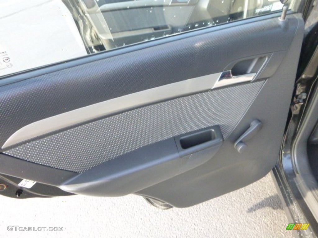 2008 Aveo LS Sedan - Black / Charcoal photo #12