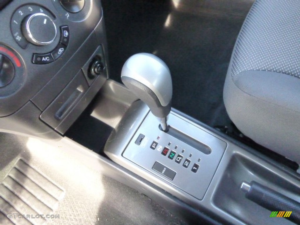 2008 Aveo LS Sedan - Black / Charcoal photo #15