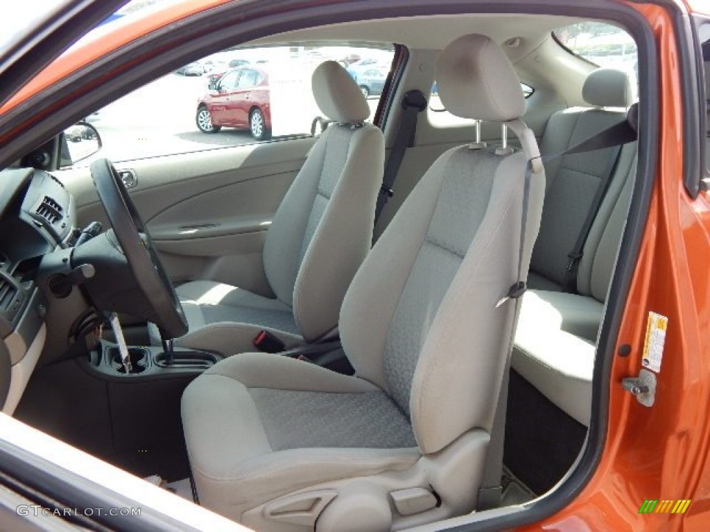 2007 Cobalt LS Coupe - Sunburst Orange Metallic / Gray photo #14