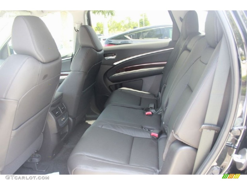 Ebony Interior 2015 Acura MDX Technology Photo #97736715