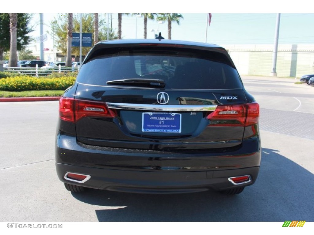 2015 MDX Technology - Crystal Black Pearl / Parchment photo #6