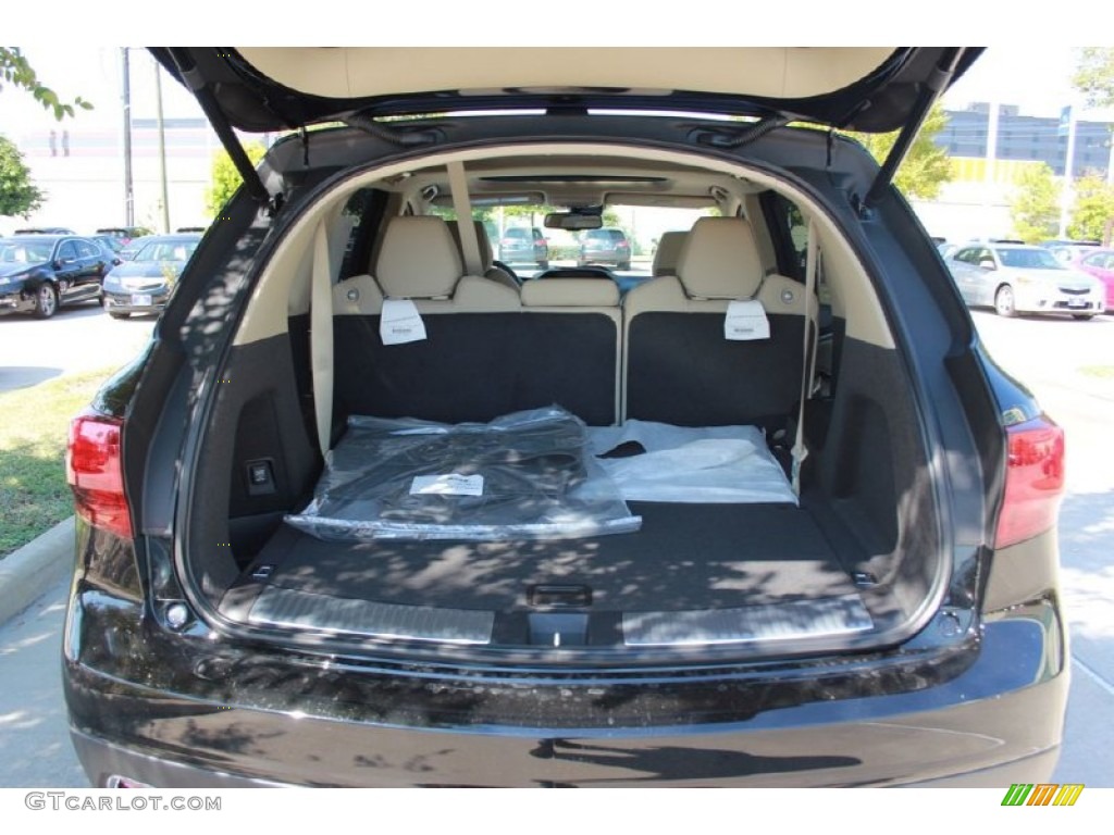 2015 MDX Technology - Crystal Black Pearl / Parchment photo #16