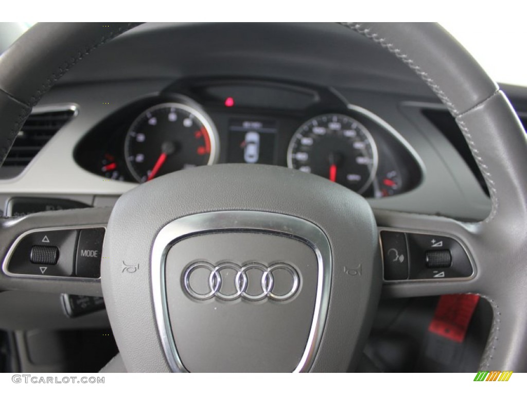 2011 A4 2.0T quattro Sedan - Meteor Grey Pearl / Light Gray photo #21