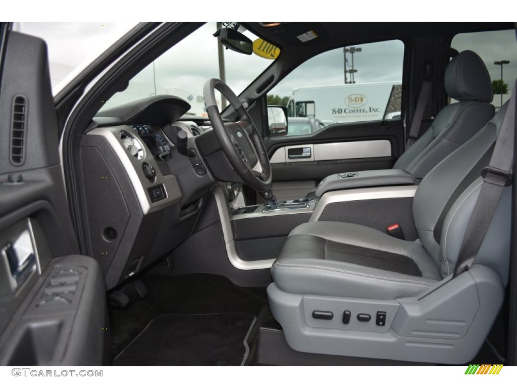 2011 F150 Limited SuperCrew 4x4 - White Platinum Metallic Tri-Coat / Steel Gray/Black photo #9