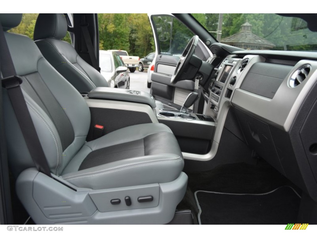 2011 F150 Limited SuperCrew 4x4 - White Platinum Metallic Tri-Coat / Steel Gray/Black photo #14