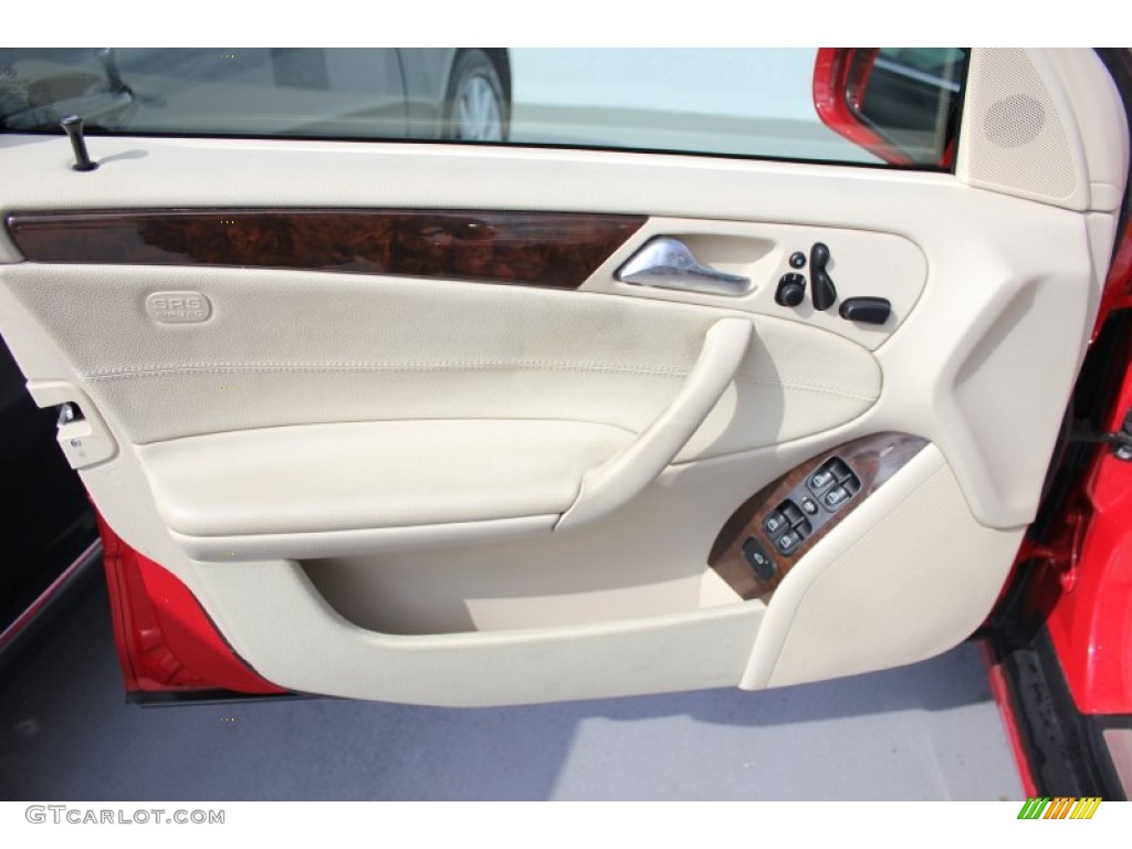 2005 Mercedes-Benz C 240 Sedan Ash Door Panel Photo #97742406