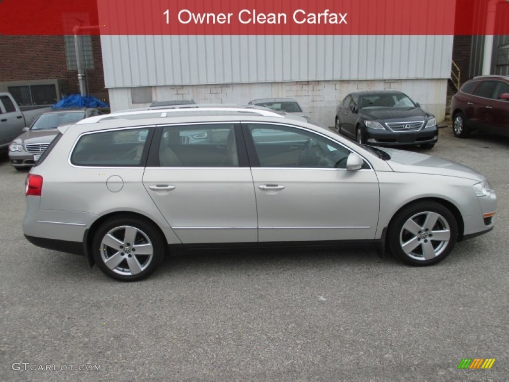 2009 Passat Komfort Wagon - White Gold Metallic / Cornsilk Beige photo #2