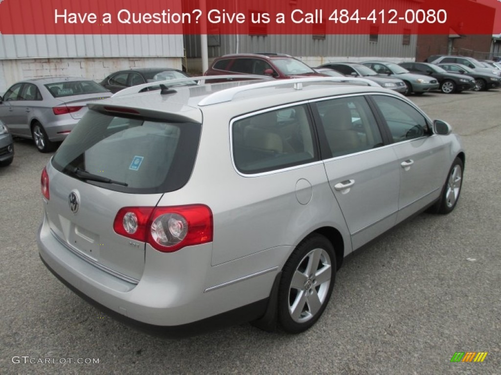 2009 Passat Komfort Wagon - White Gold Metallic / Cornsilk Beige photo #3