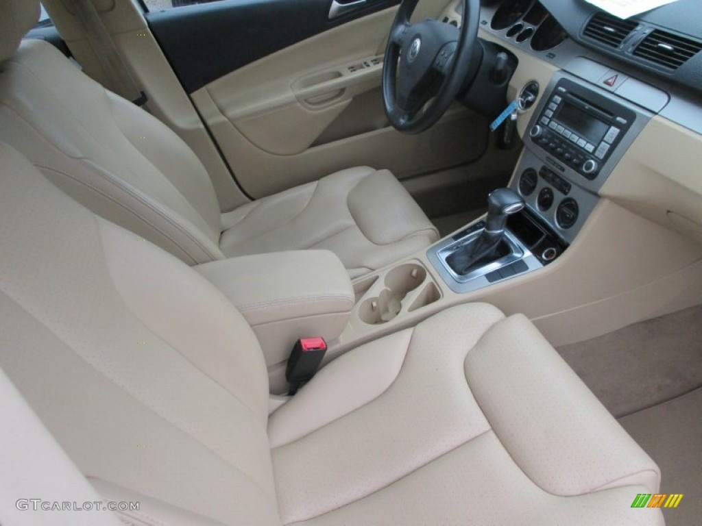 2009 Passat Komfort Wagon - White Gold Metallic / Cornsilk Beige photo #6