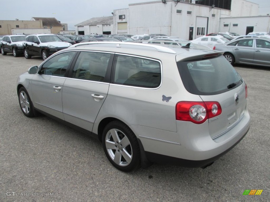 2009 Passat Komfort Wagon - White Gold Metallic / Cornsilk Beige photo #9
