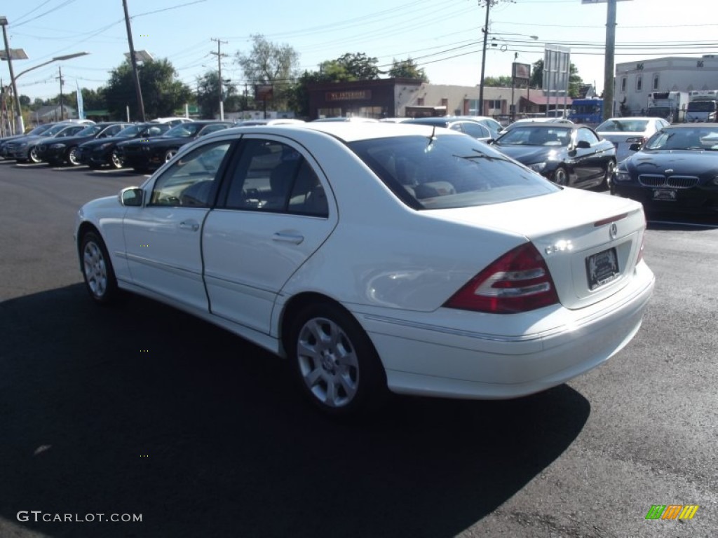 2006 C 350 Luxury - Alabaster White / Ash photo #3
