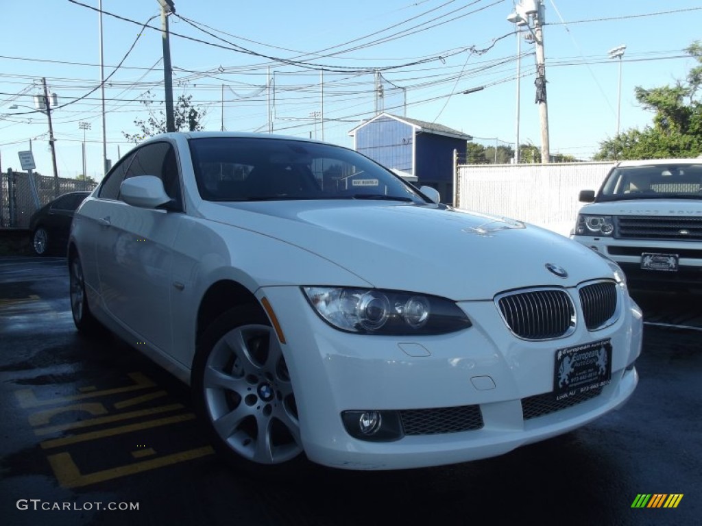 2010 3 Series 335i xDrive Coupe - Alpine White / Cream Beige photo #2