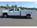 Summit White - Silverado 3500HD WT Crew Cab Utility Photo No. 3