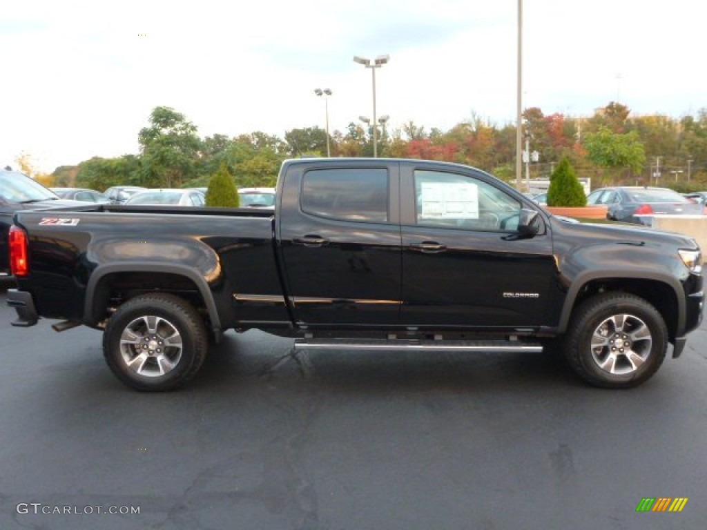 Black 2015 Chevrolet Colorado Z71 Crew Cab 4WD Exterior Photo #97746979