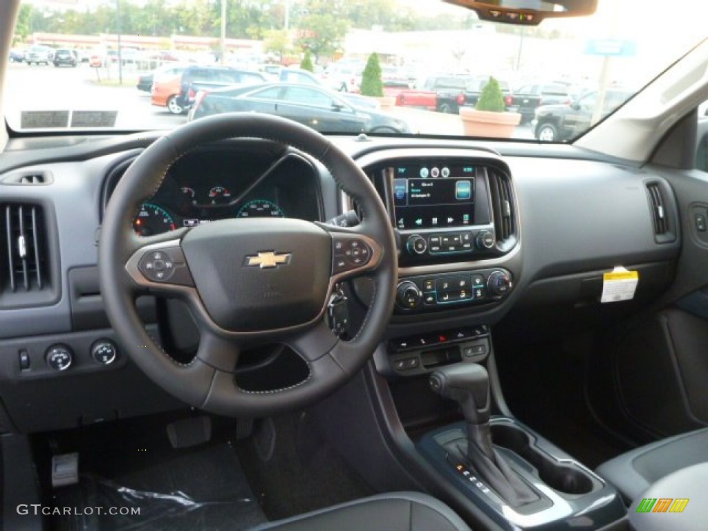 2015 Chevrolet Colorado Z71 Crew Cab 4WD Jet Black Dashboard Photo #97747119