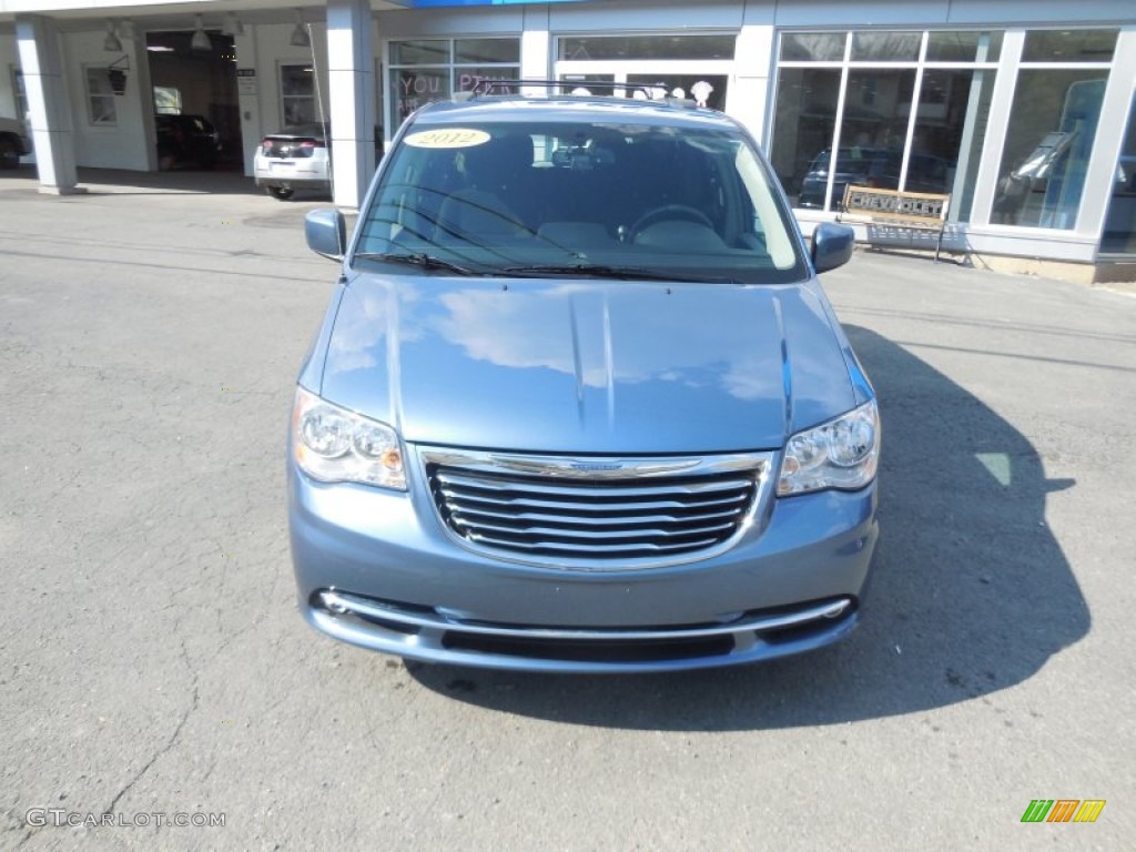 2012 Town & Country Touring - Crystal Blue Pearl / Black/Light Graystone photo #1