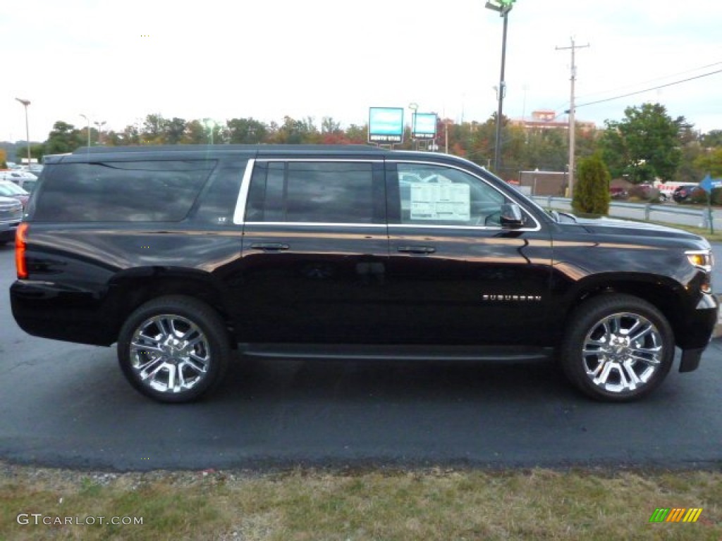 2015 Suburban LT 4WD - Black / Jet Black photo #2