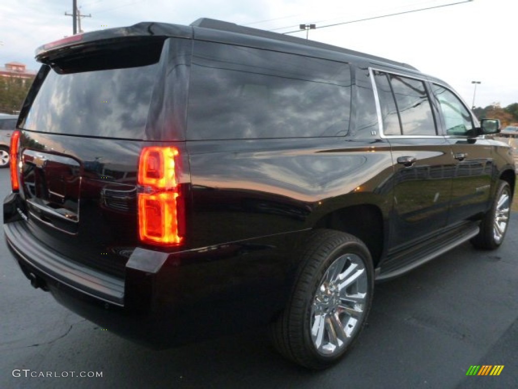 2015 Suburban LT 4WD - Black / Jet Black photo #3