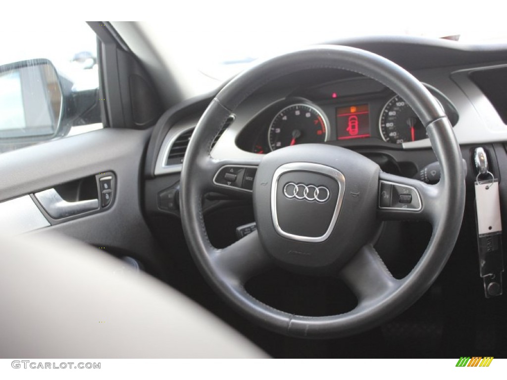 2011 A4 2.0T Sedan - Meteor Grey Pearl / Light Gray photo #25